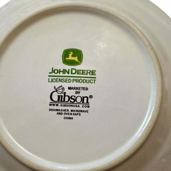 Salad Plate John Deere (Tractor) by Gibson Designs Set of 2​​​​ - Picture 5 of 5